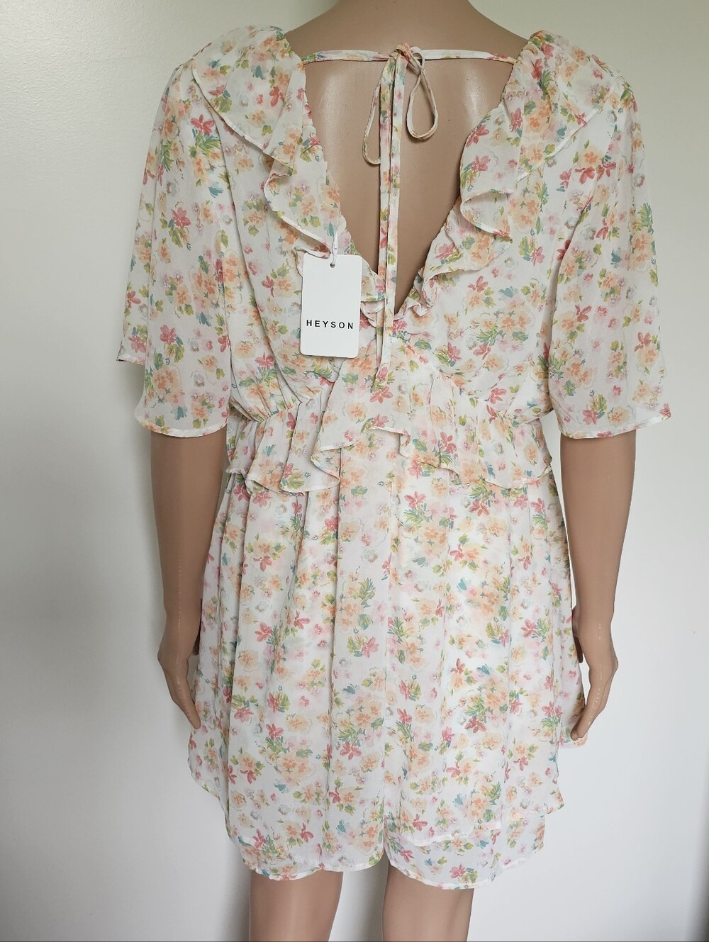 Heyson Ruffle Floral Romper - Picture 3 of 8